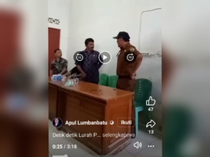 Viral di Medsos Ketua DPRD Vs Lurah Saling Bentak di Tapteng, Warga Ikut Ngamuk