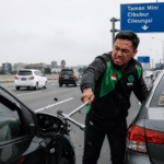 Viral! Emosi Tak Bisa Menyalip, Pengemudi Mobil Sigra Sengaja Serempet dan Hantam Spion Korban di Tol JORR
