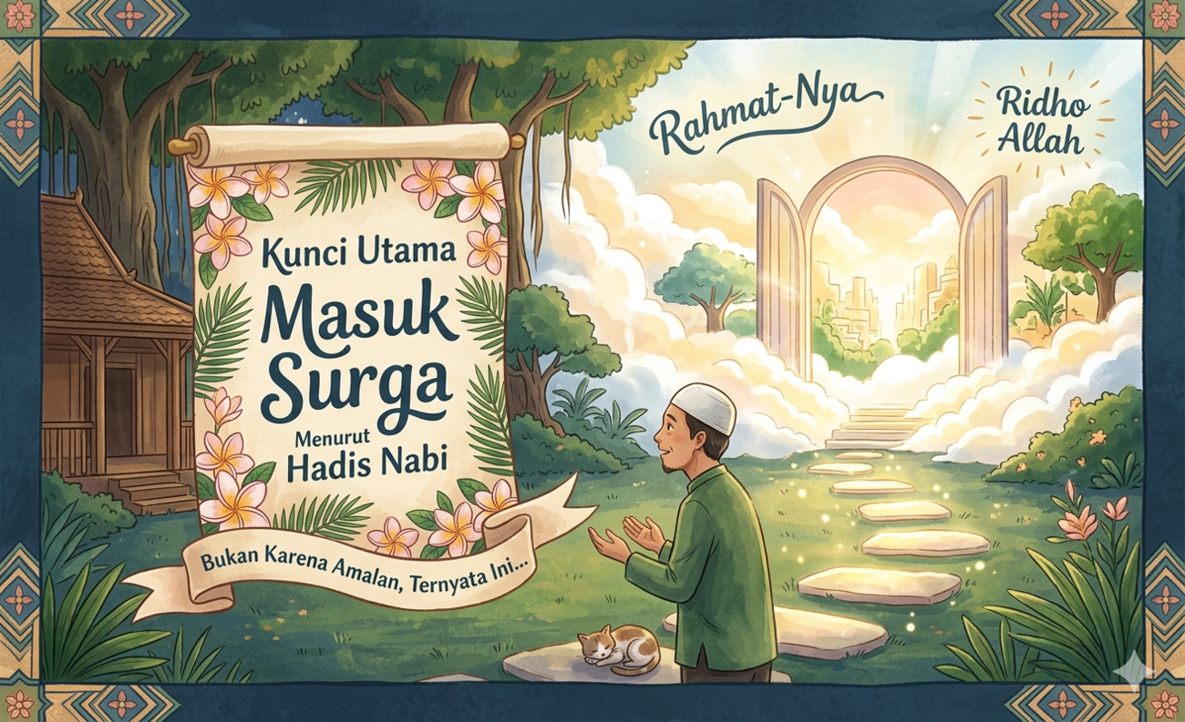 Bukan Karena Amalan, Ternyata Ini ‘Kunci Utama’ Masuk Surga Menurut Hadis Nabi