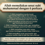 Enam Kemuliaan Umat Nabi Muhammad SAW yang Jarang Disadari: Sebuah Renungan Akhir Zaman