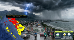 Peringatan Cuaca Sumatera Barat 13 Mei 2026: Waspada Potensi Hujan Lebat dan Petir di Sejumlah Wilayah