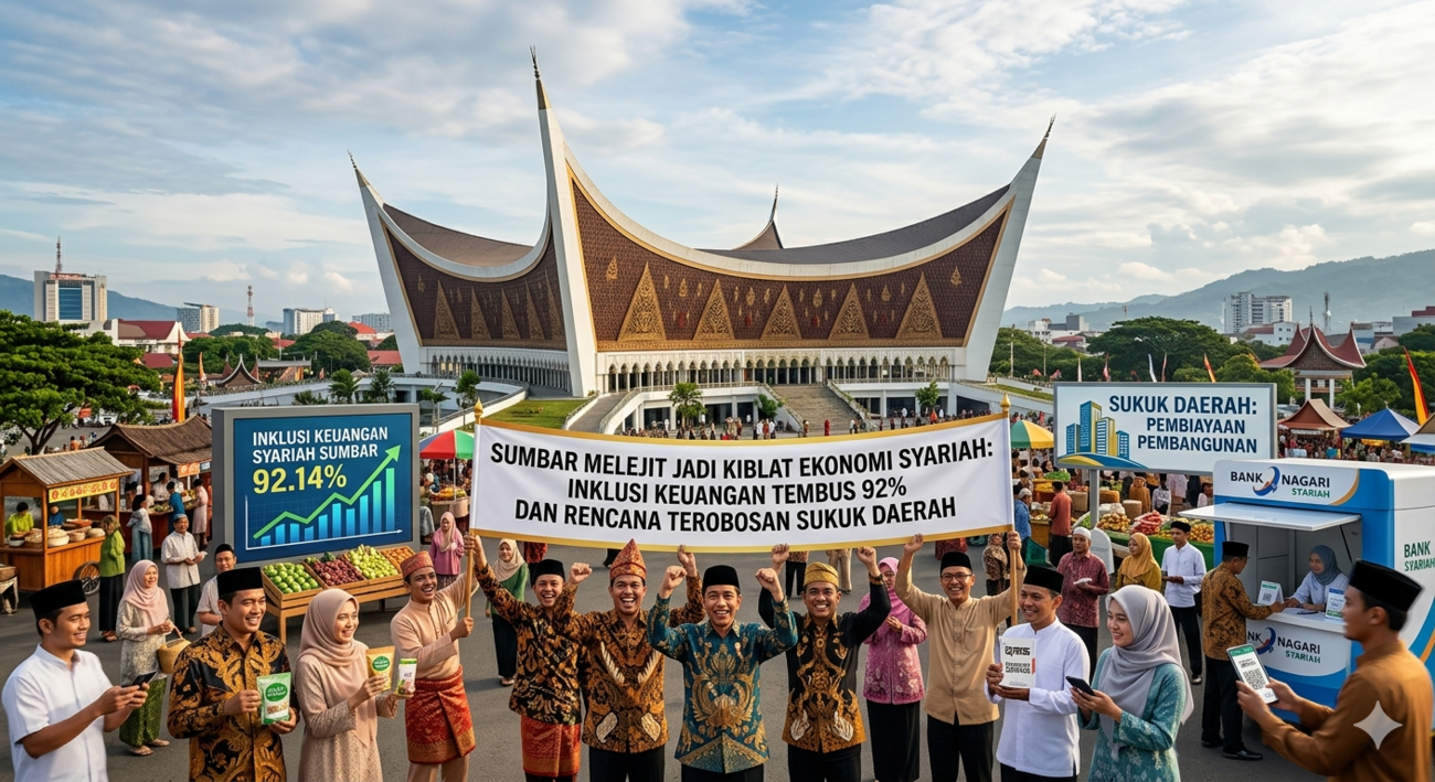 Sumbar Melejit Jadi Kiblat Ekonomi Syariah: Inklusi Keuangan Tembus 92% dan Rencana Terobosan Sukuk Daerah