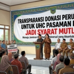Transparansi Donasi Perusahaan untuk UHC Pasaman Barat Jadi Syarat Mutlak