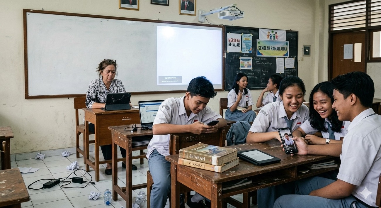 Krisis Guru Modern: Ketika Pendidikan Kehilangan Wibawa demi “Kenyamanan” Digital