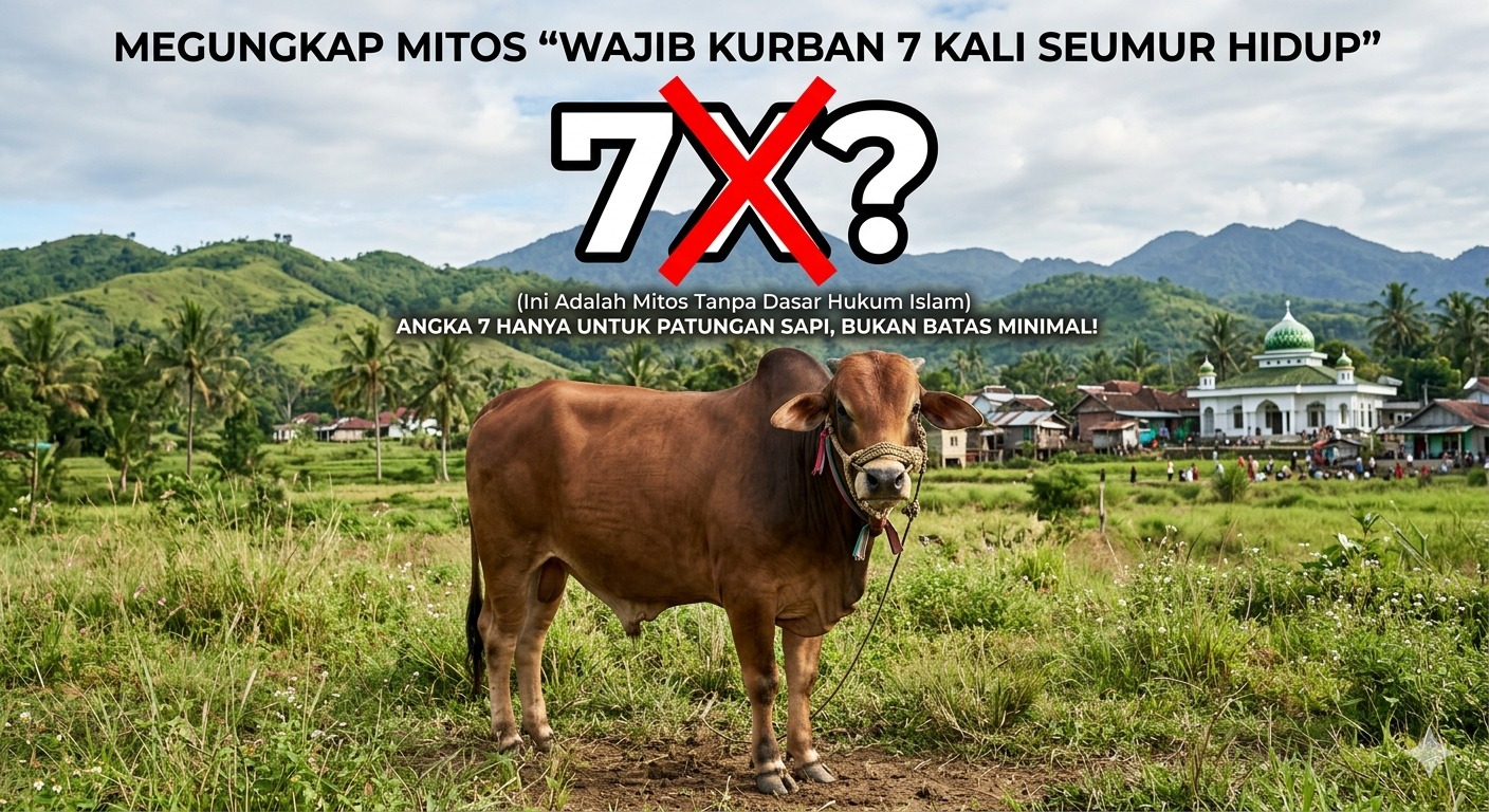 Mengungkap Mitos ‘Wajib Kurban 7 Kali Seumur Hidup’, Begini Penjelasan Hukum Islam Sebenarnya