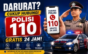 Darurat? Cukup Hubungi Polisi 110, Gratis 24 Jam!