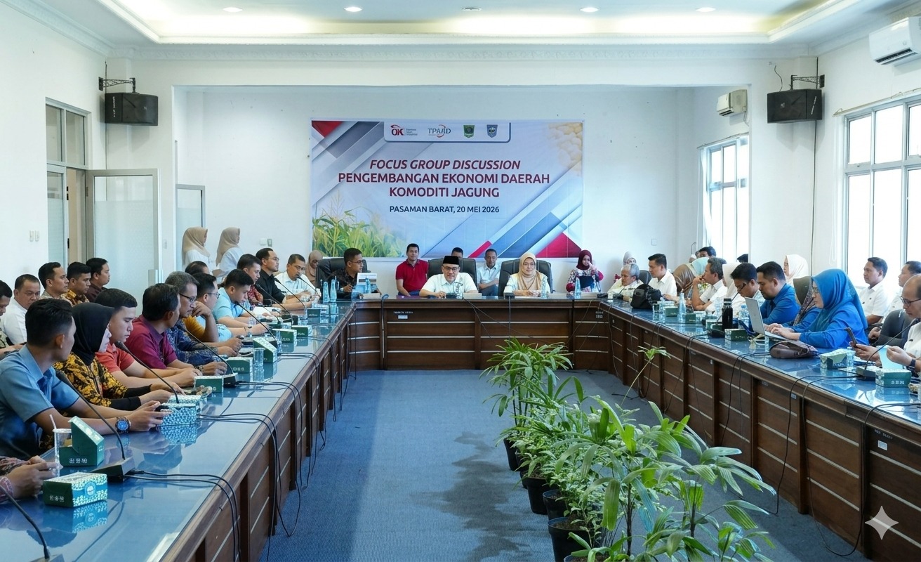 Produksi Capai 196 Ribu Ton, Pemkab Pasbar Dorong Sektor Jagung Jadi Motor Ekonomi Daerah