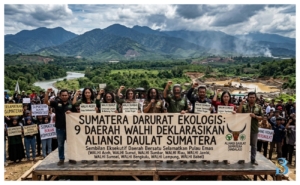 Sumatera Darurat Ekologis: 9 Daerah WALHI Deklarasikan Aliansi Daulat Sumatera untuk Selamatkan Pulau Emas