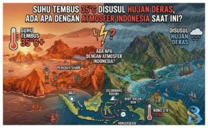 Suhu Tembus 35°C Disusul Hujan Deras, Ada Apa dengan Atmosfer Indonesia Saat Ini?