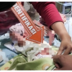 Ditinggal di Teras Warung Pecel, Bayi Mungil Berbaju Panda Dievakuasi Polisi