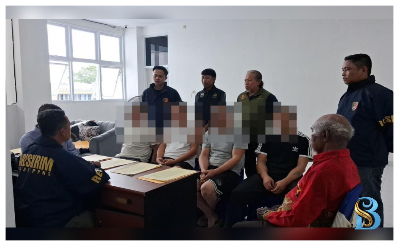 Bareskrim Polri dan Kemenhut Ringkus 4 WNA China Pelaku Tambang Ilegal di Hutan Papua