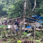 Pelaku PETI Kabur, Polisi Bakar Fasilitas Tambang di Gunung Tuleh