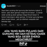 Tangkis Narasi Ramalan Kakek Misterius, Publik Diminta Rujuk Data PVMBG