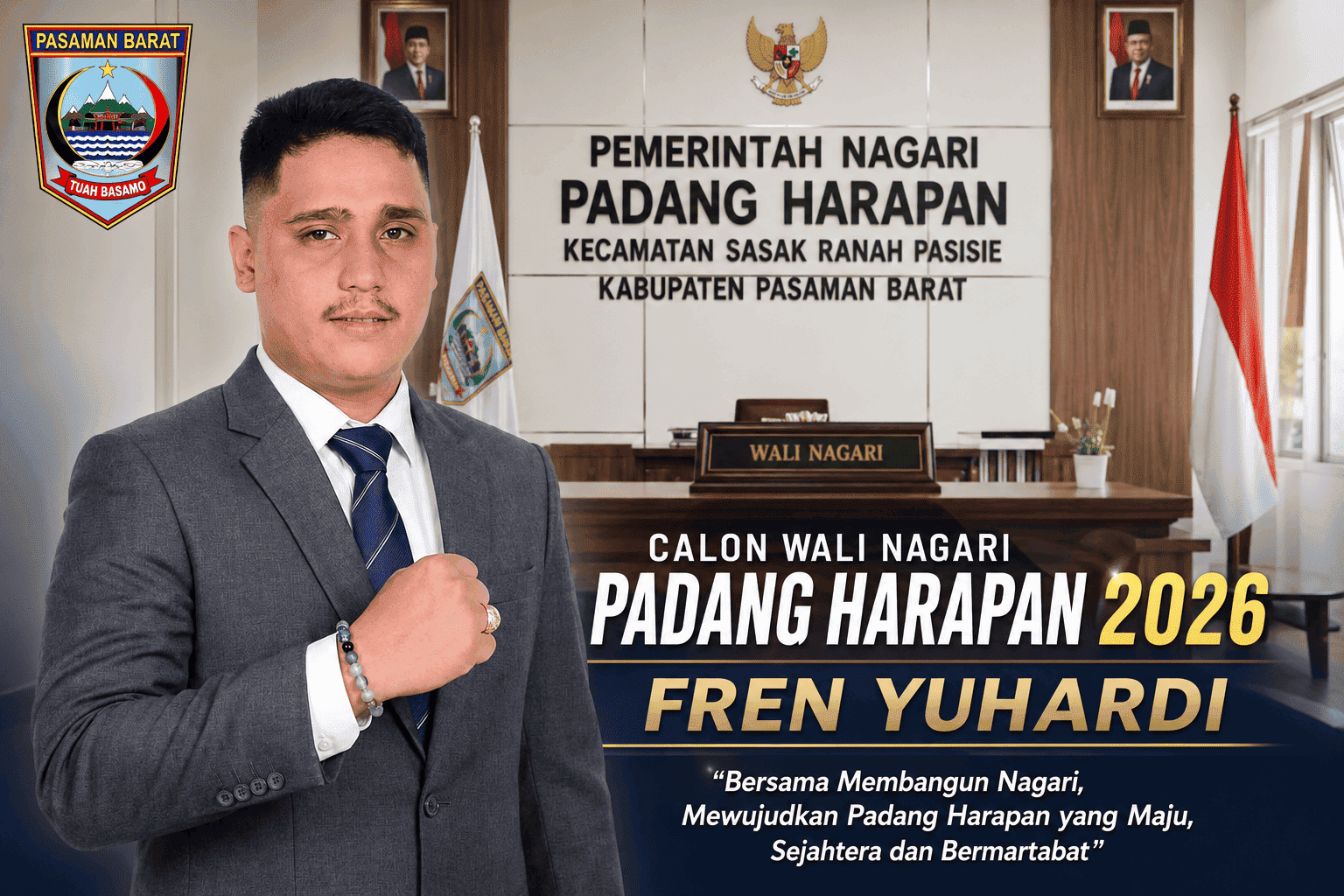 Wakil Ketua KONI Fren Yuhardi Siap Maju Pilwana Padang Harapan