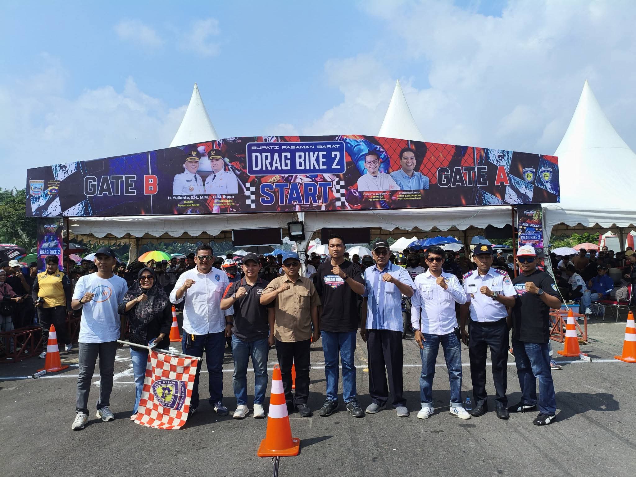 Ajang Drag Bike Pasaman Barat Sukses Temukan Bibit Unggul Pembalap Nasional
