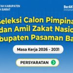 Pendaftaran Seleksi Calon Pimpinan Baznas Pasaman Barat Resmi Dibuka Juni Ini