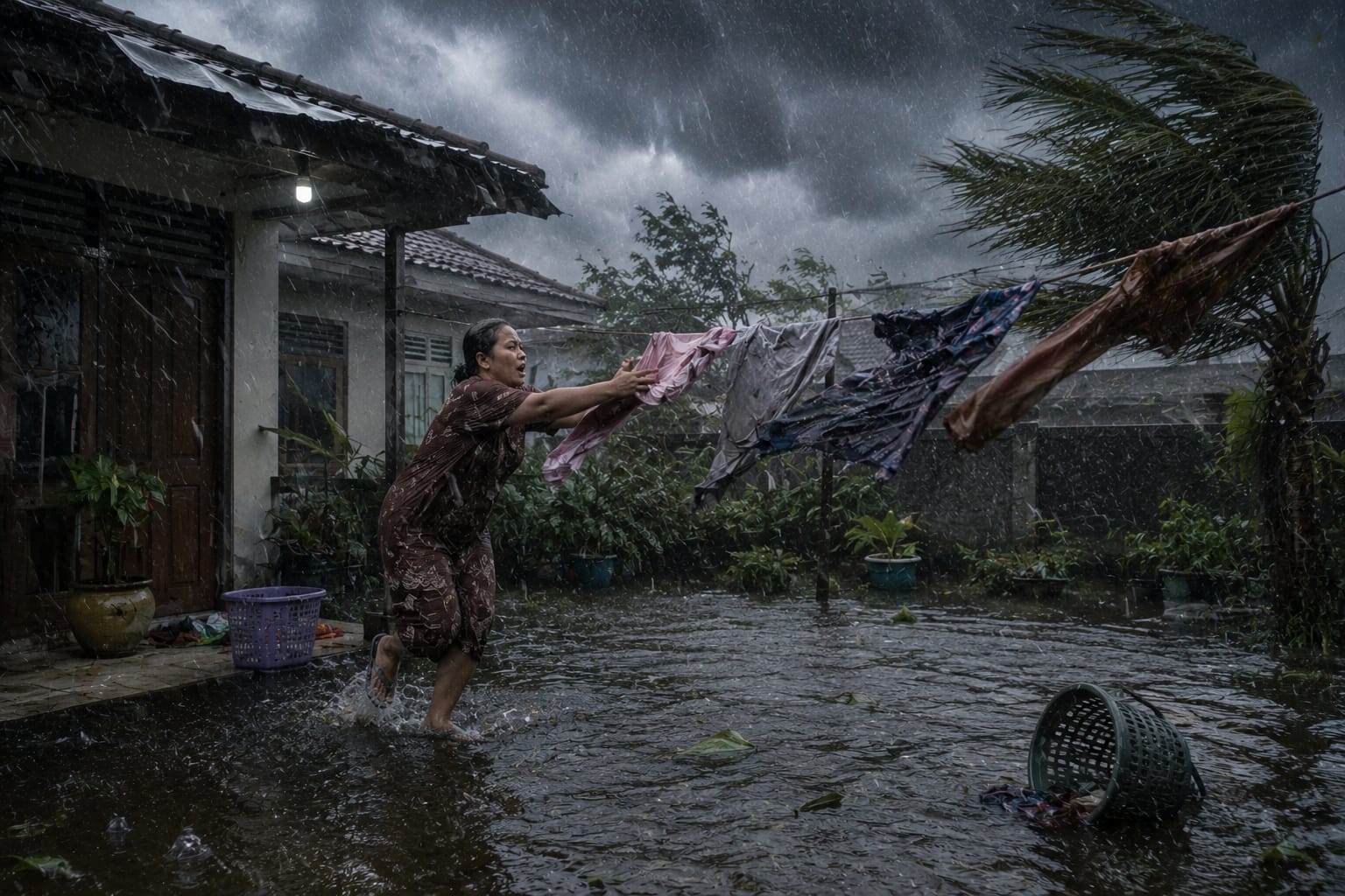 Langit Sumbar Bersiap Menangis, BMKG Imbau Warga Amankan Jemuran Masing-Masing