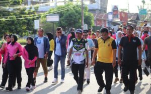 Jalan Santai HUT Bhayangkara Pasaman Barat Diikuti Ratusan Peserta