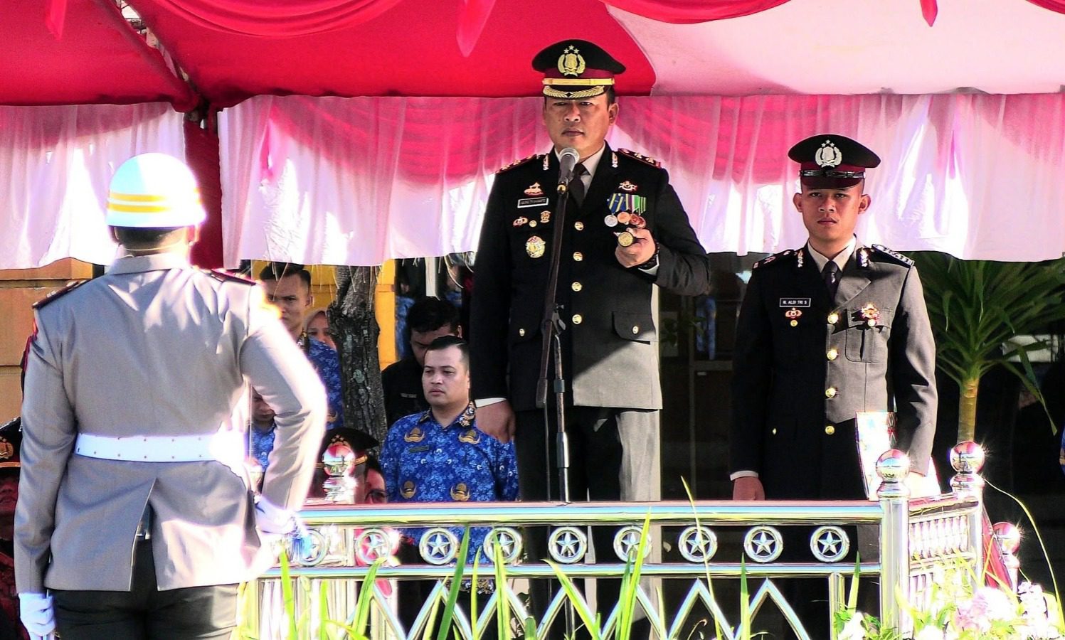 Membacakan Amanat Presiden, Kapolres Pasaman Barat Tekankan Lima Arahan Strategis