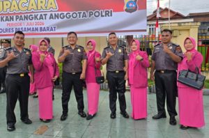 Sebanyak 1.274 Personil Polda Sumbar Resmi Terima Kenaikan Pangkat Juli