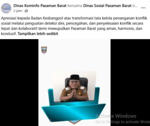 Teater Kominfo, Video Bupati Pasaman Barat Puji Kesbangpol Serasa Nonton Stand-Up Comedy