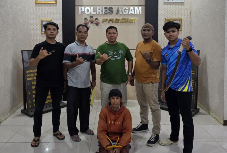 Nekat Bacok Warga Gegara Batas Lahan, Lansia di Agam Dibekuk Polisi
